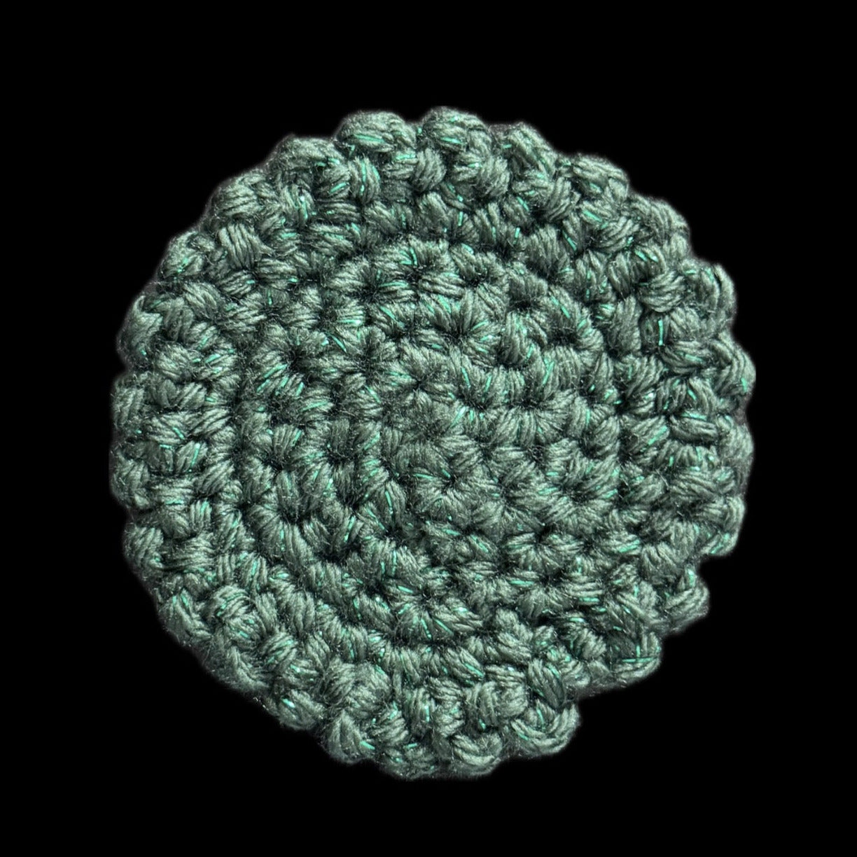 Everday Crochet Coasters - EMERALD