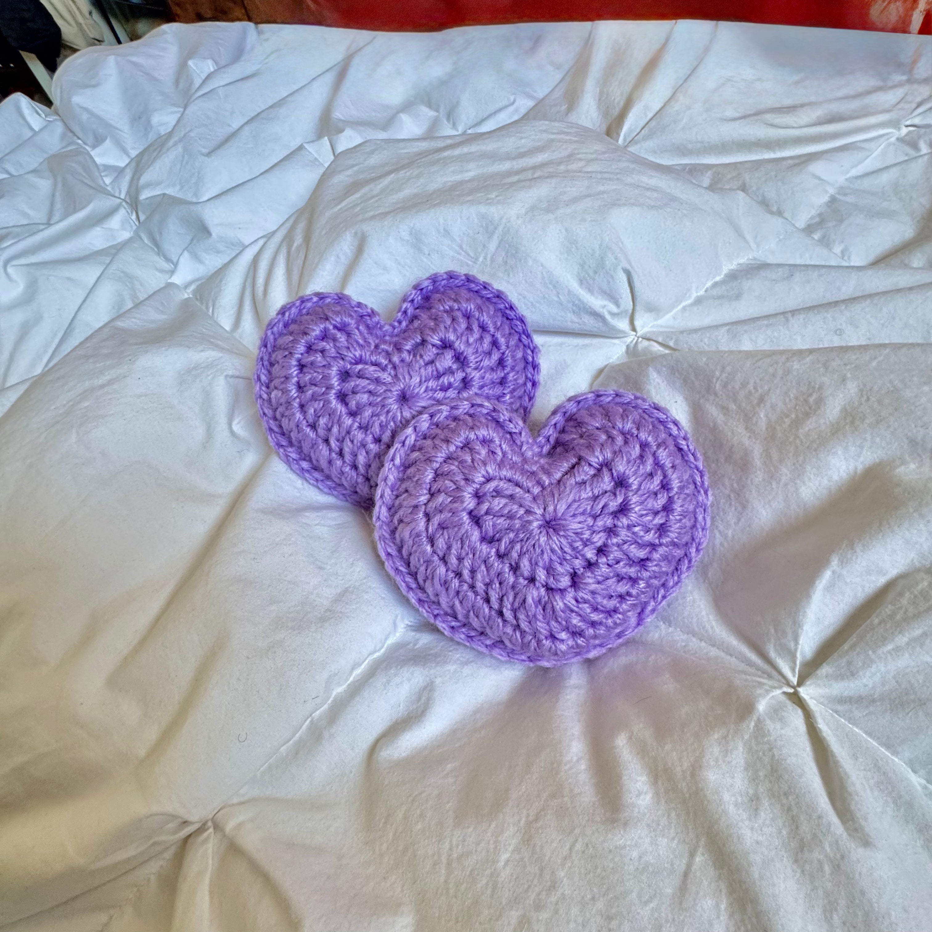 Mini Heart Pillow - LAVENDER