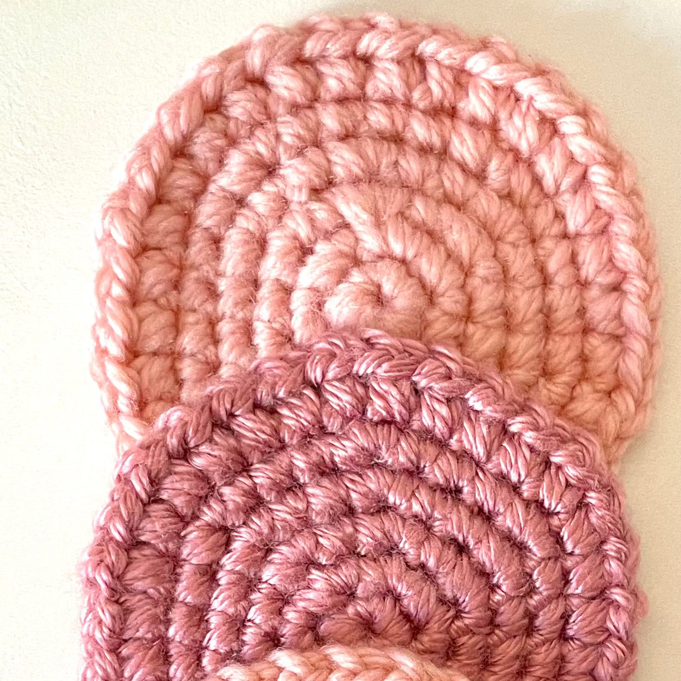 Everyday Crochet Coaster Set - BLUSH & CRUSH