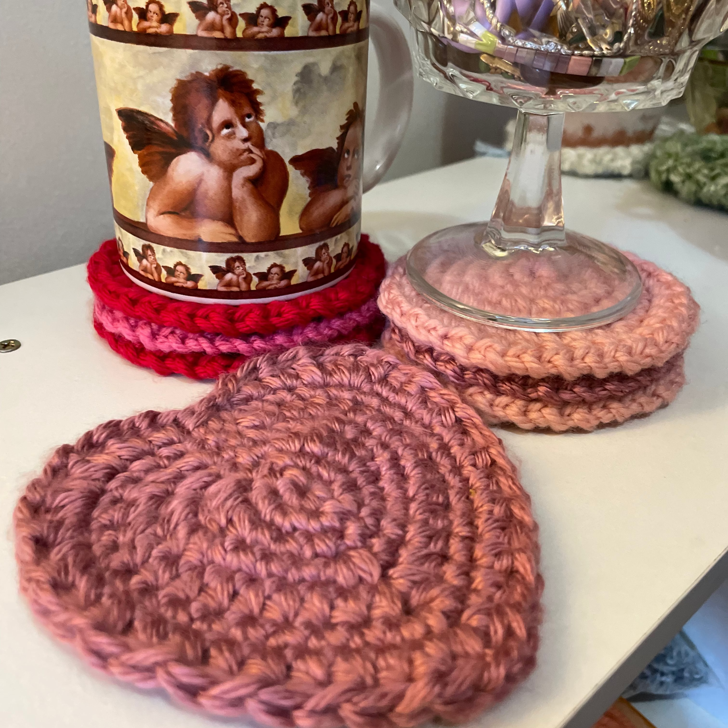 Everyday Crochet Coaster Set - MACAROON